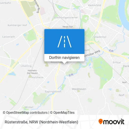 Rüsterstraße Karte