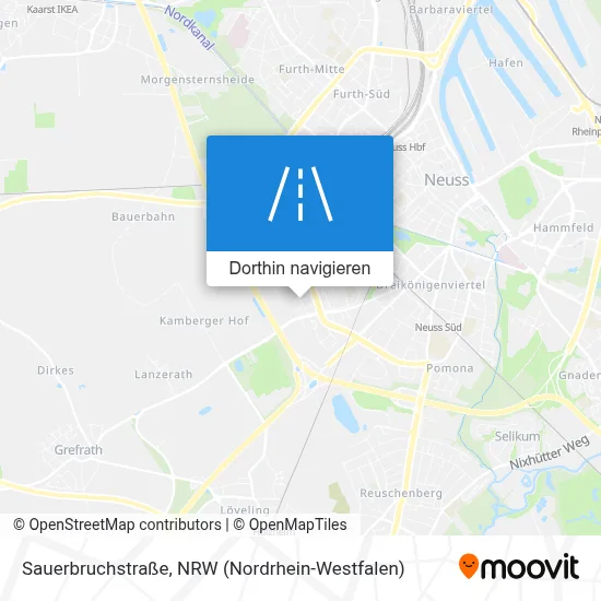 Sauerbruchstraße Karte