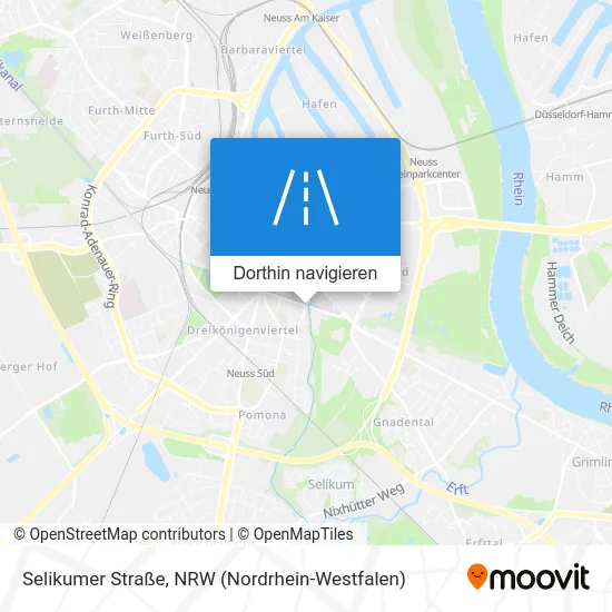 Selikumer Straße Karte