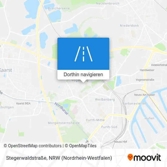 Stegerwaldstraße Karte