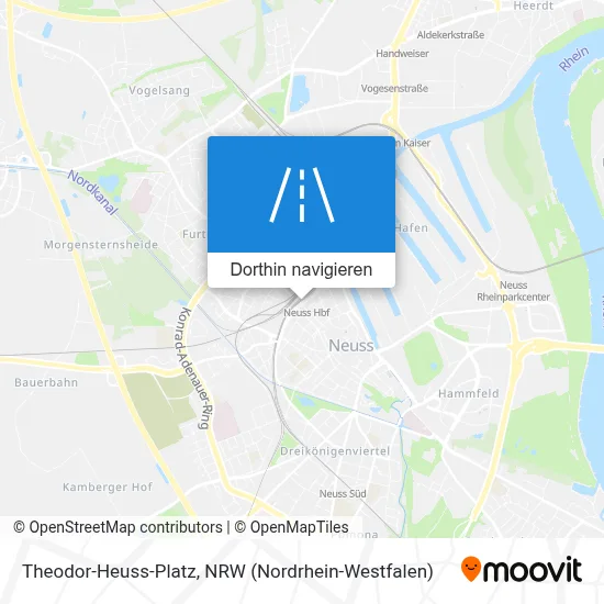 Theodor-Heuss-Platz Karte