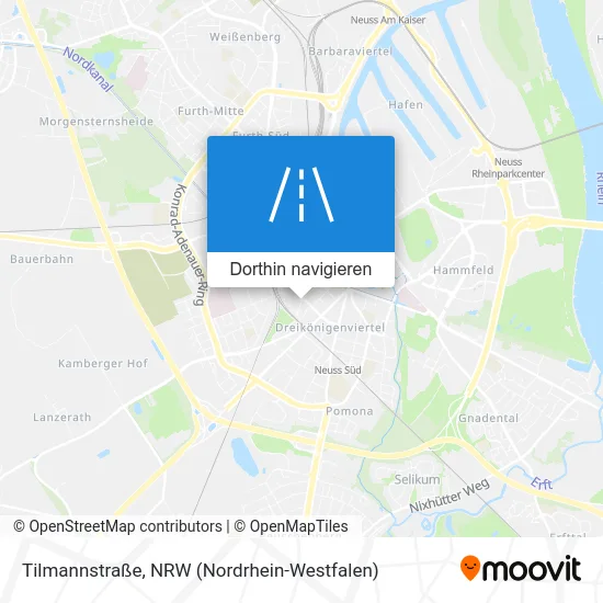 Tilmannstraße Karte