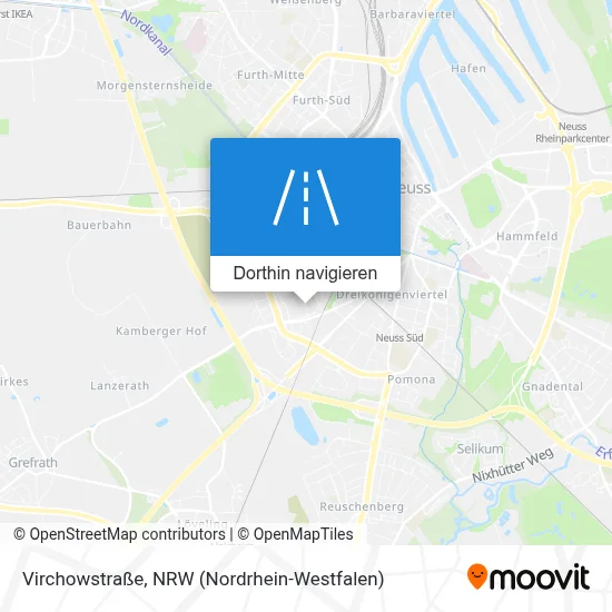 Virchowstraße Karte