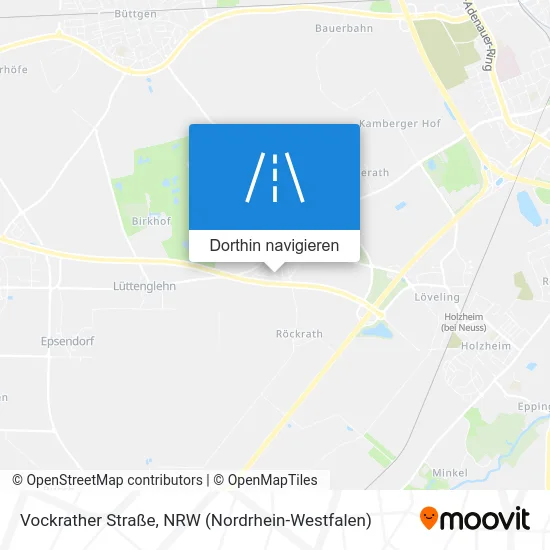 Vockrather Straße Karte