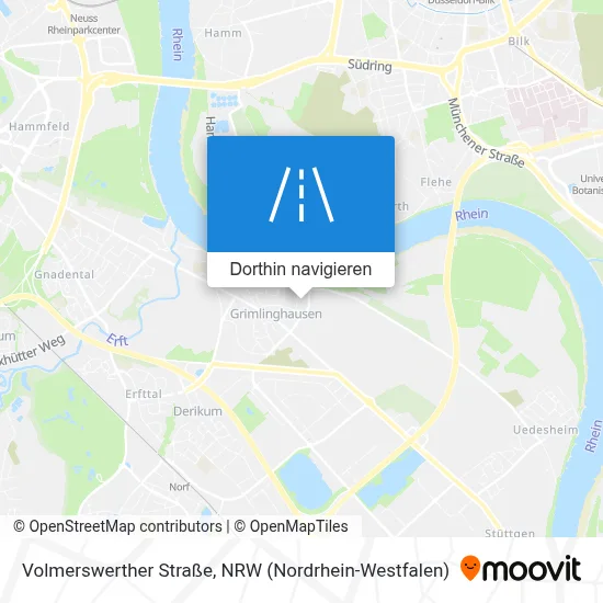 Volmerswerther Straße Karte