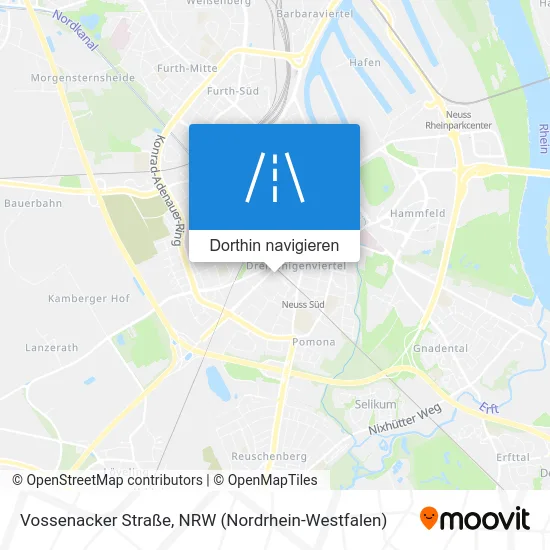 Vossenacker Straße Karte