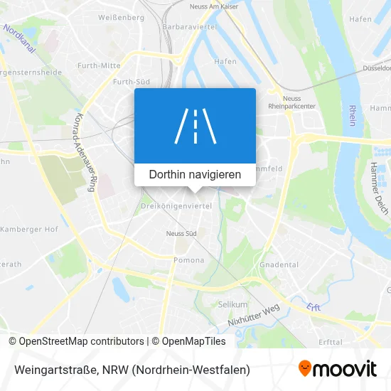 Weingartstraße Karte