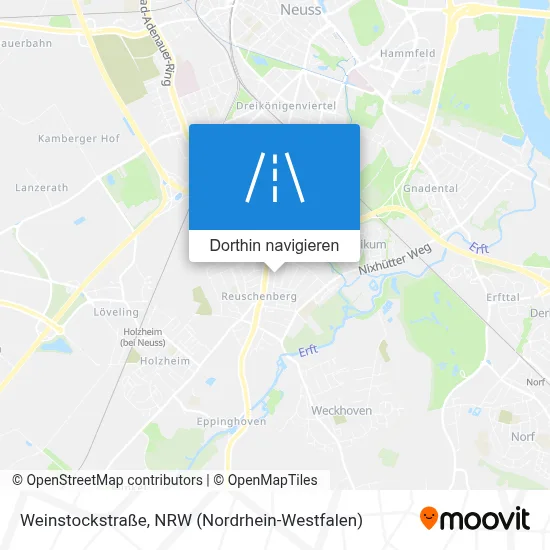 Weinstockstraße Karte