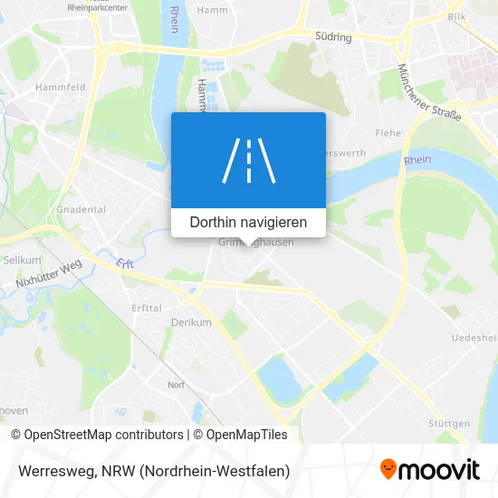 Werresweg Karte
