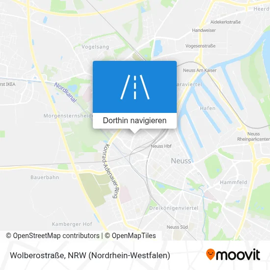 Wolberostraße Karte