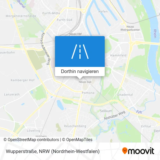 Wupperstraße Karte