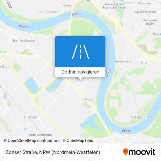 Zonser Straße Karte