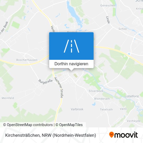 Kirchensträßchen Karte