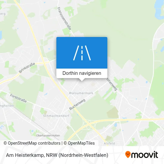 Am Heisterkamp Karte