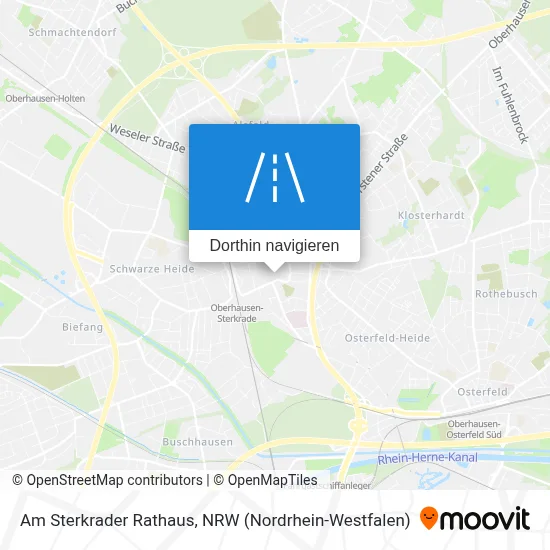 Am Sterkrader Rathaus Karte