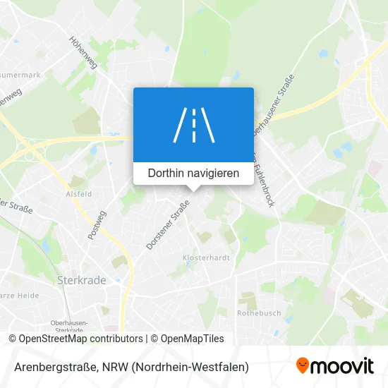 Arenbergstraße Karte