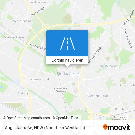 Augustastraße Karte