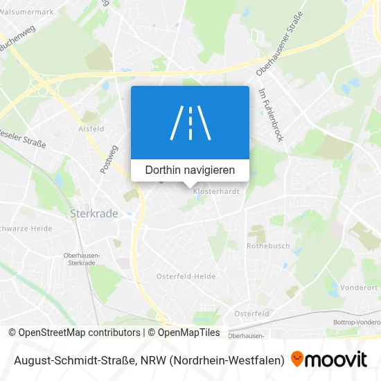 August-Schmidt-Straße Karte