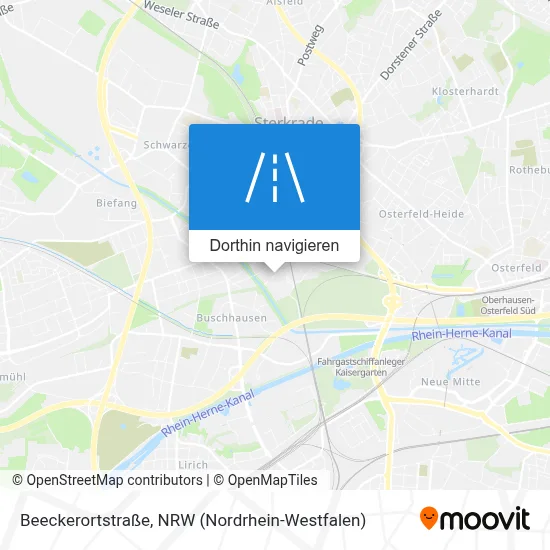 Beeckerortstraße Karte
