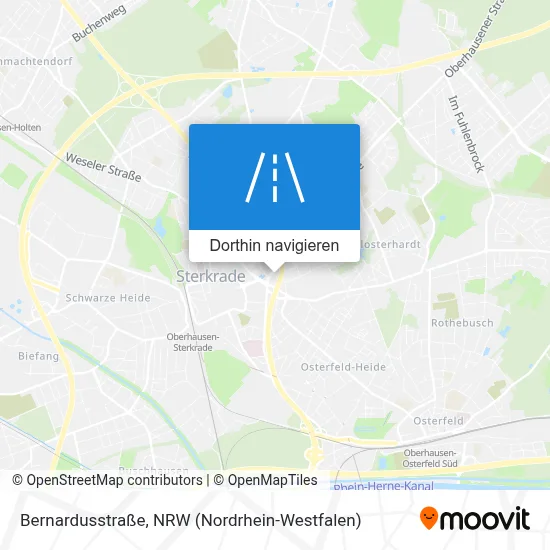 Bernardusstraße Karte