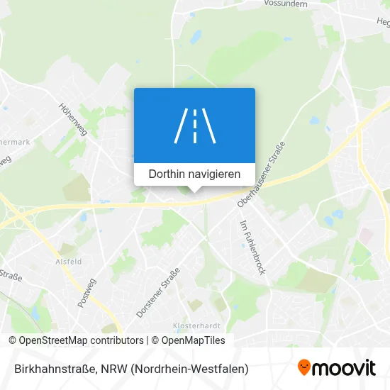 Birkhahnstraße Karte