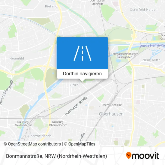 Bonmannstraße Karte