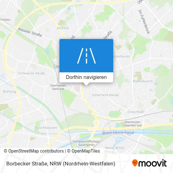Borbecker Straße Karte