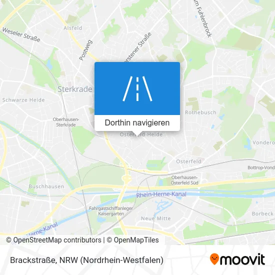 Brackstraße Karte