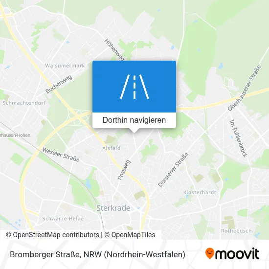 Bromberger Straße Karte