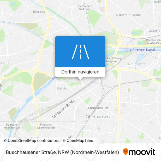 Buschhausener Straße Karte
