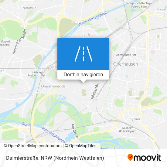 Daimlerstraße Karte