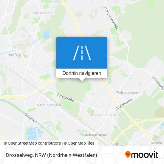 Drosselweg Karte