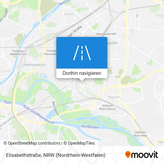 Elisabethstraße Karte