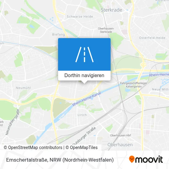 Emschertalstraße Karte