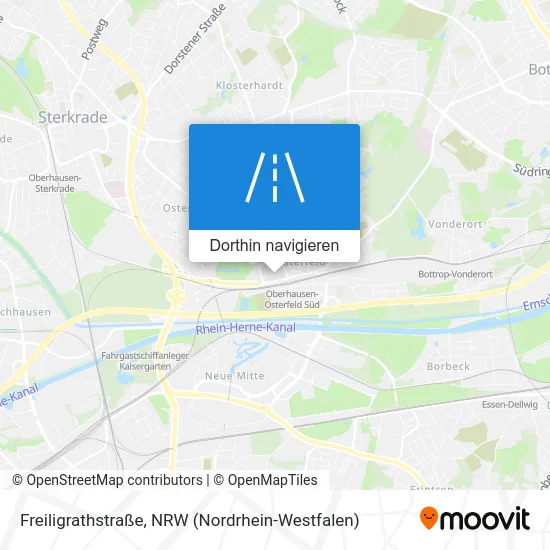 Freiligrathstraße Karte