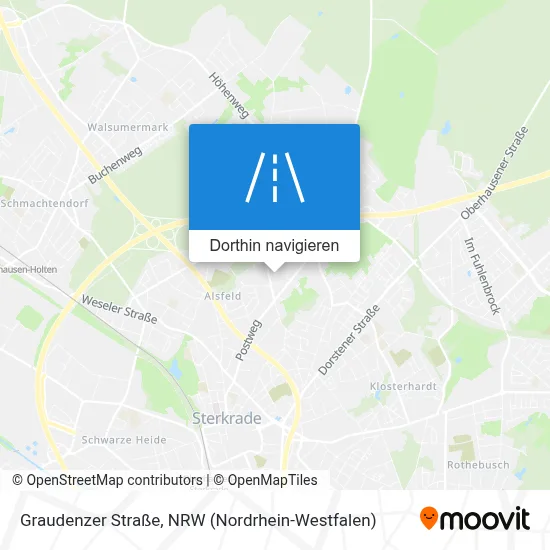 Graudenzer Straße Karte