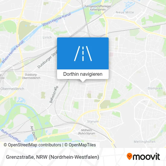 Grenzstraße Karte