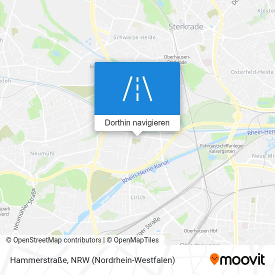 Hammerstraße Karte
