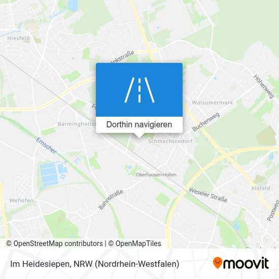 Im Heidesiepen Karte