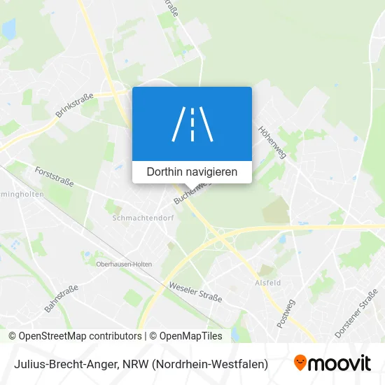 Julius-Brecht-Anger Karte