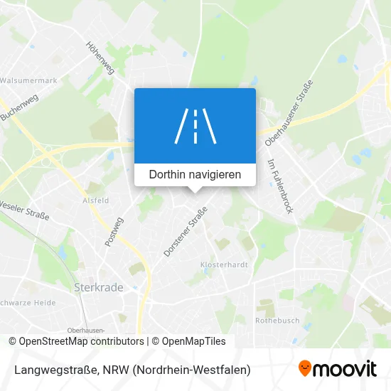 Langwegstraße Karte