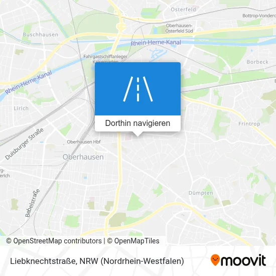 Liebknechtstraße Karte