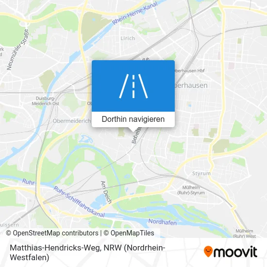 Matthias-Hendricks-Weg Karte