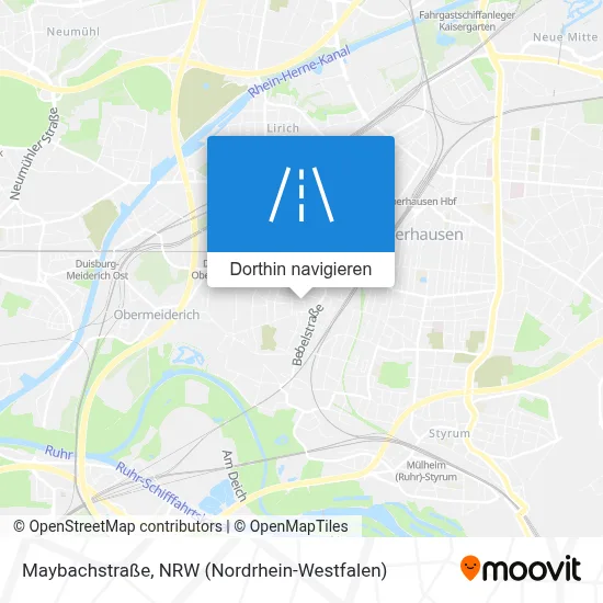 Maybachstraße Karte