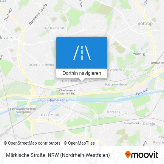 Märkische Straße Karte
