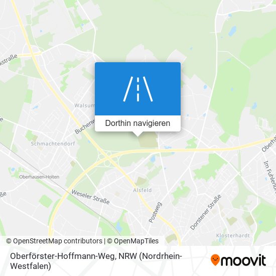 Oberförster-Hoffmann-Weg Karte