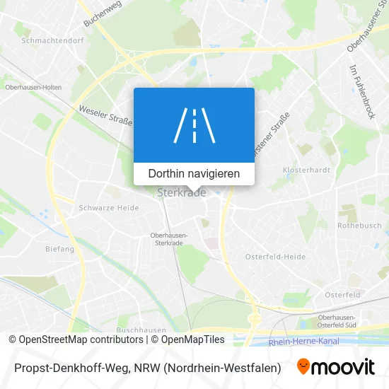 Propst-Denkhoff-Weg Karte