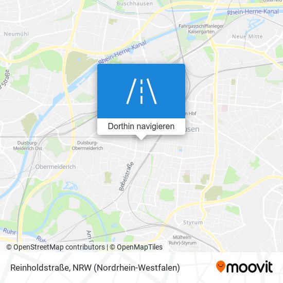 Reinholdstraße Karte