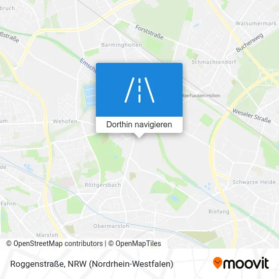 Roggenstraße Karte
