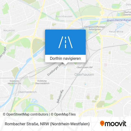 Rombacher Straße Karte